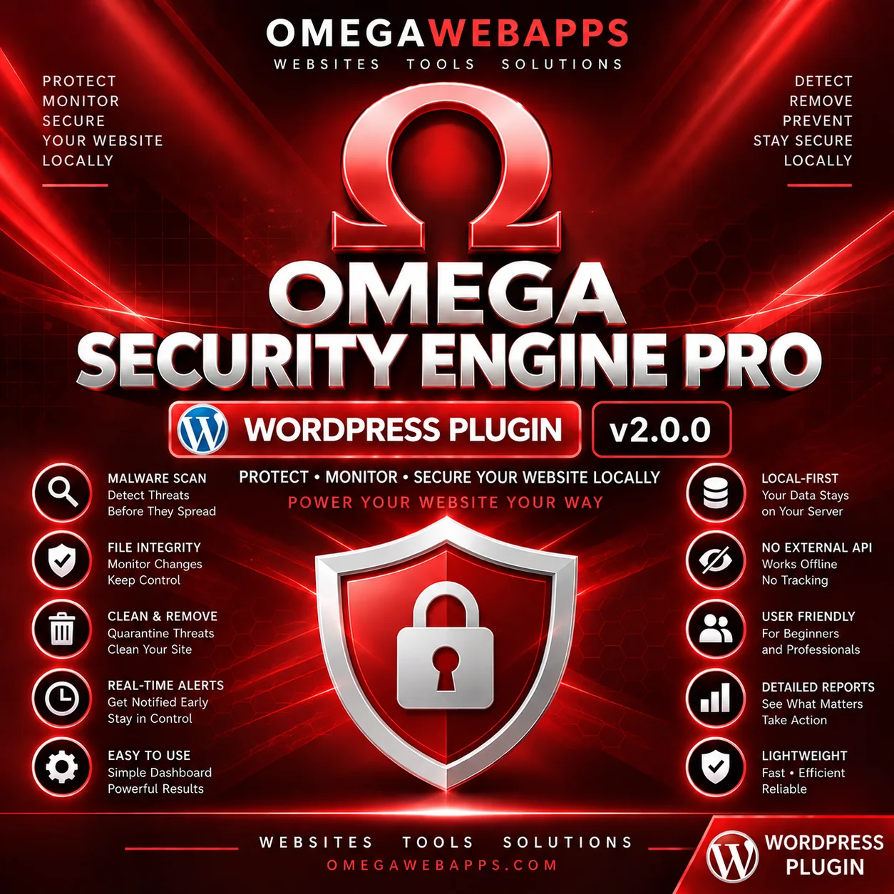 Omega Security Engine Pro — WordPress Plugin