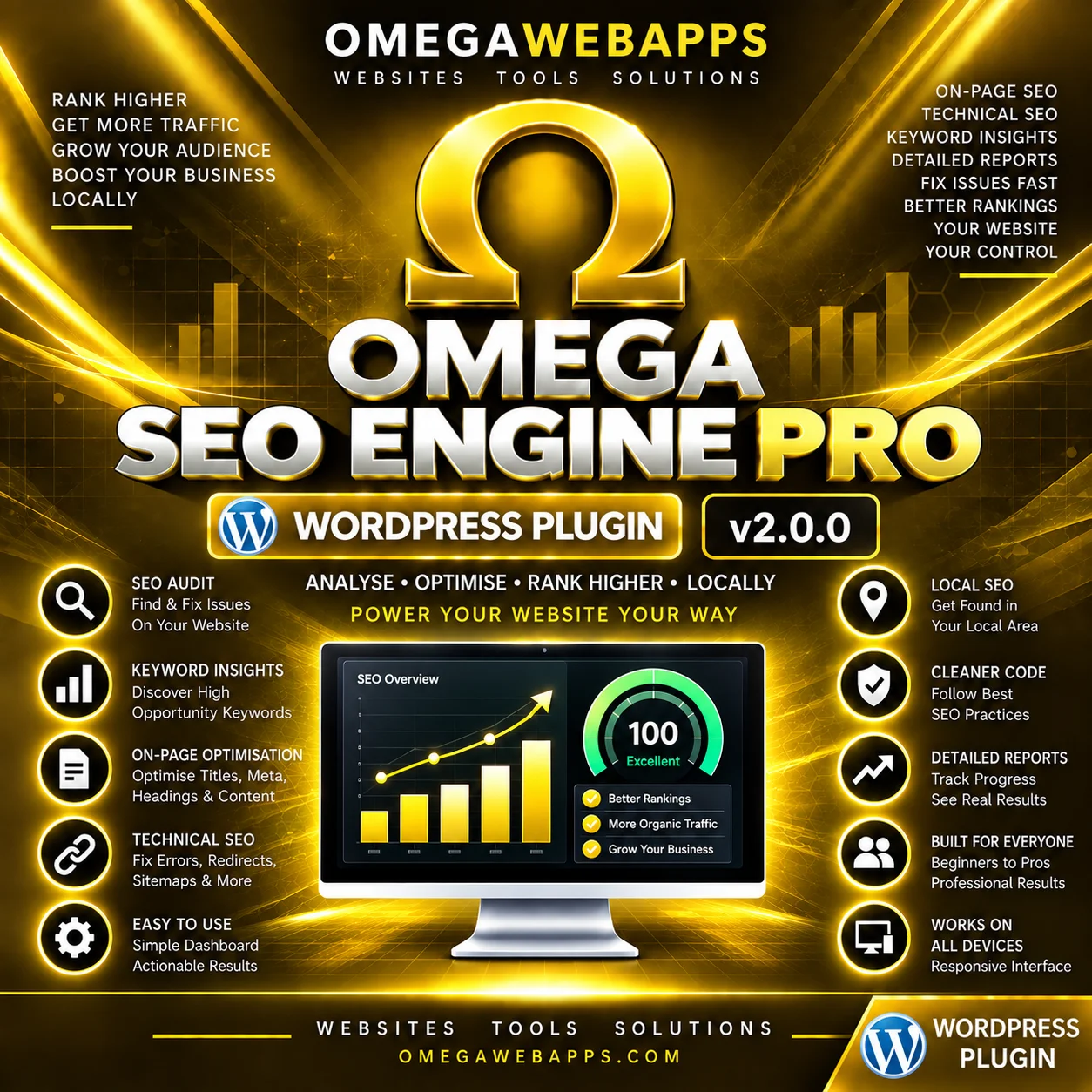 Omega SEO Engine — WordPress Plugin
