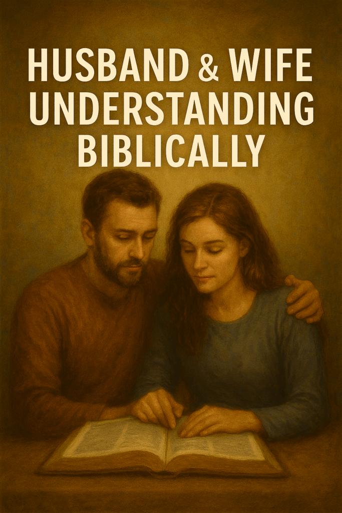 HUSBAND & WIFE UNDERSTANDING BIBLICALLY