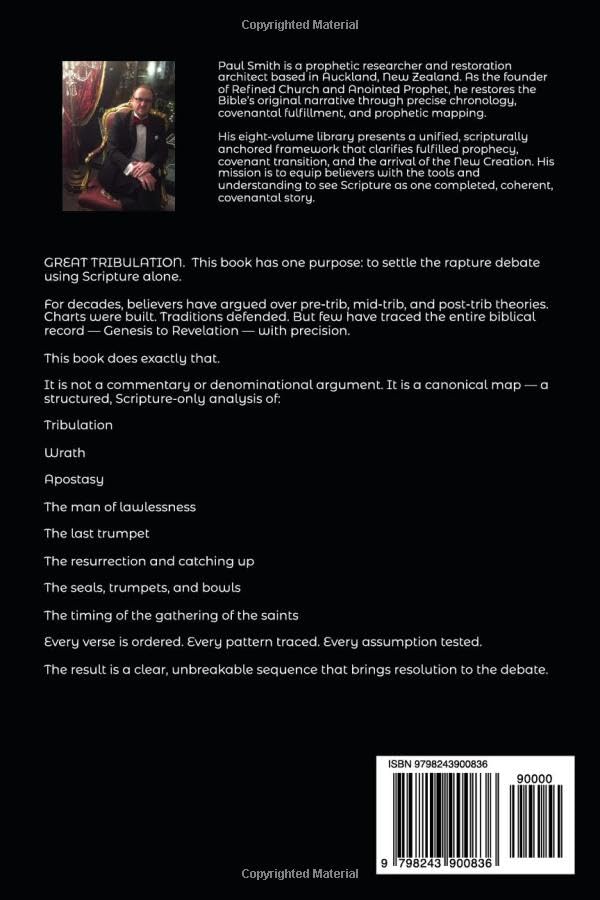 GREAT TRIBULATION BACK COVER PAPERBACK LARGE