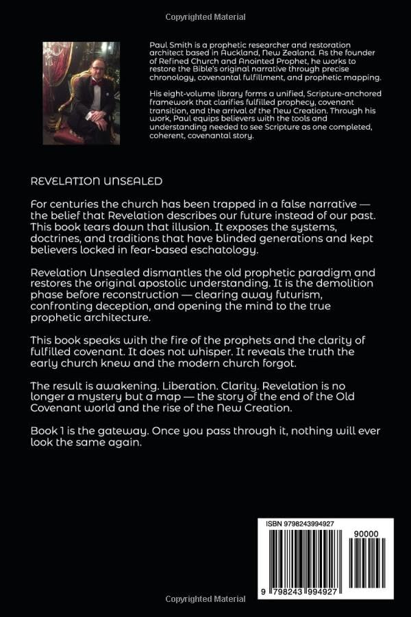 REVELATION UNSEALED BACK COVER PAPERBACK LARGE