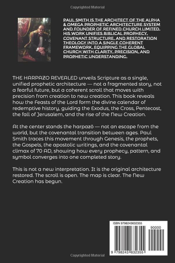 THE HARPAZO REVEALED BACK COVER PAPERBACK LARGE