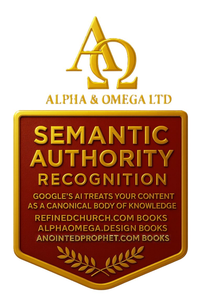 ALPHA & OMEGA LIMITED SEMANTIC AUTHORITY RECOGNITION BADGE