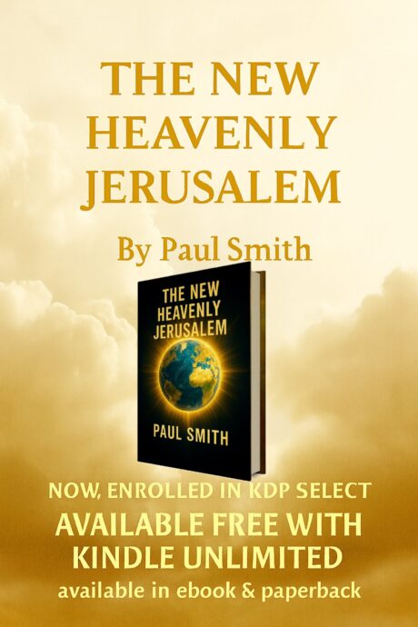 The New Heavenly Jerusalem advert bannner background with